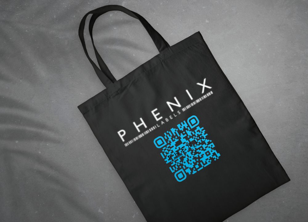 homepage tote bag Phenix Labels (QR)