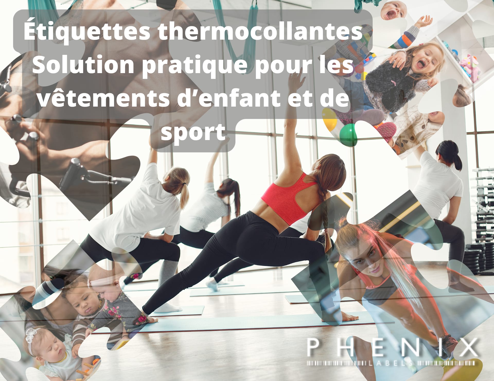 Étiquettes thermocollantes solution pratique pour les vêtements d’enfant et de sport