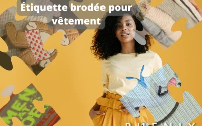 Étiquette brodée pour vêtement : rendu haut de gamme et durabilité